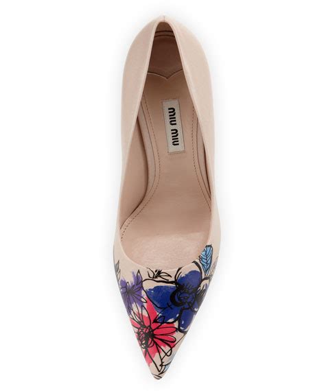 miu miu damen pump nude